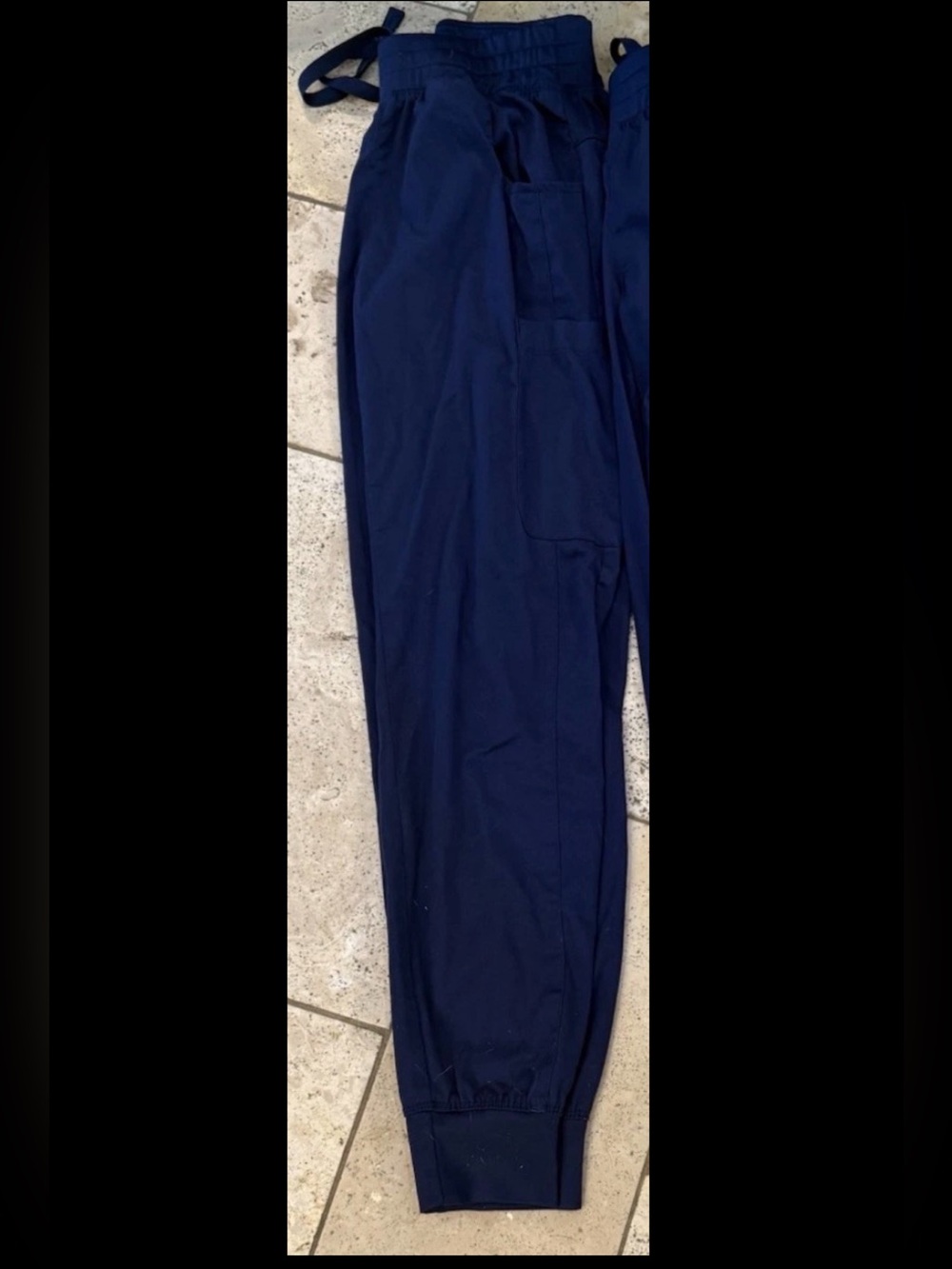 IRG Navy Blue Jogger Style Scrub Pants - Womens Size XS